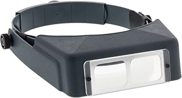 Donegan OptiVISOR LX Binocular Magnifier-Lensplate #4 Magnifies 2X At 10" Focal Length