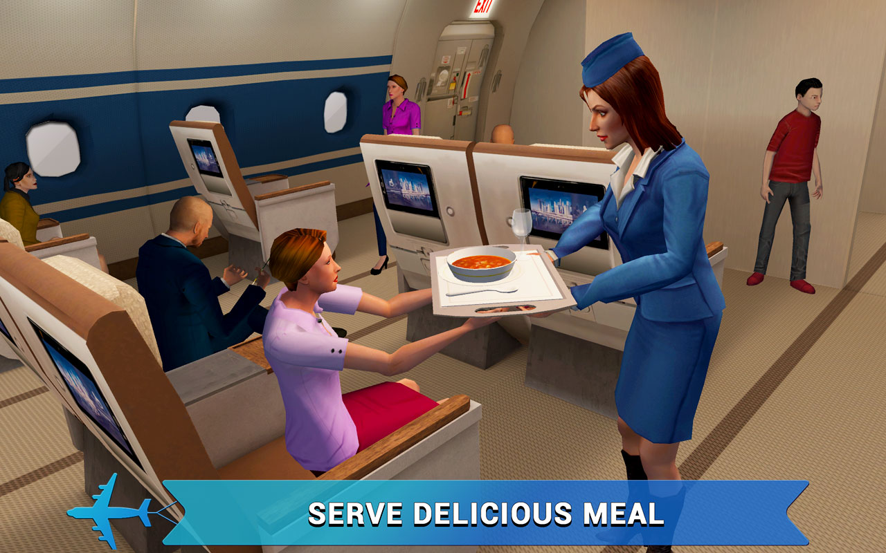 Airplane Flight Attendant - Career Job Sim - App on Amazon Appstore
