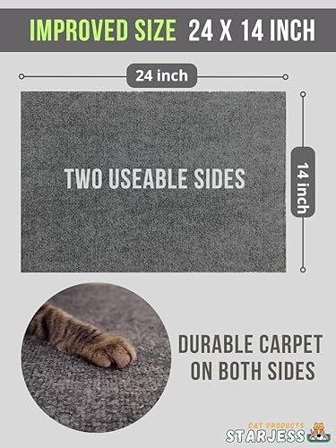 Miniatura 3 de Rascador de esquina para gatos – Rascador de pared para gatos – Almohadilla para arañazos de pared para gatos – Rascador de pared para gatos –