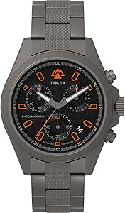 Timex Men's Expedition North Field 43mm Watch - Titanium Bracelet Black Dial