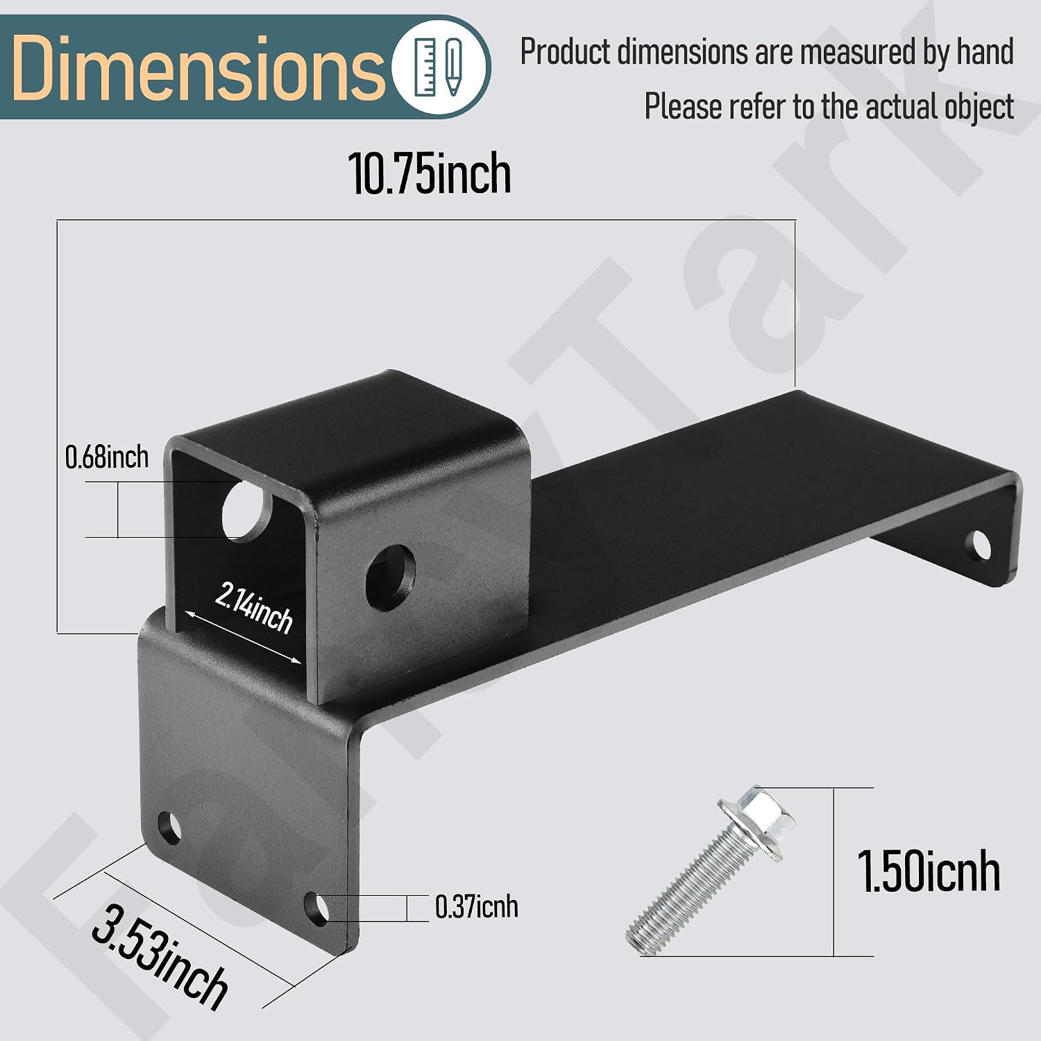 2" Rear Hitch Receiver Adapter Bracket Compatible with Bad Boy, MZ, MZ Magnum & ZT Avenger, ZT, ZT Elite & CZT, Maverick Mower, Replace 093-1118-98 Hitch Kit