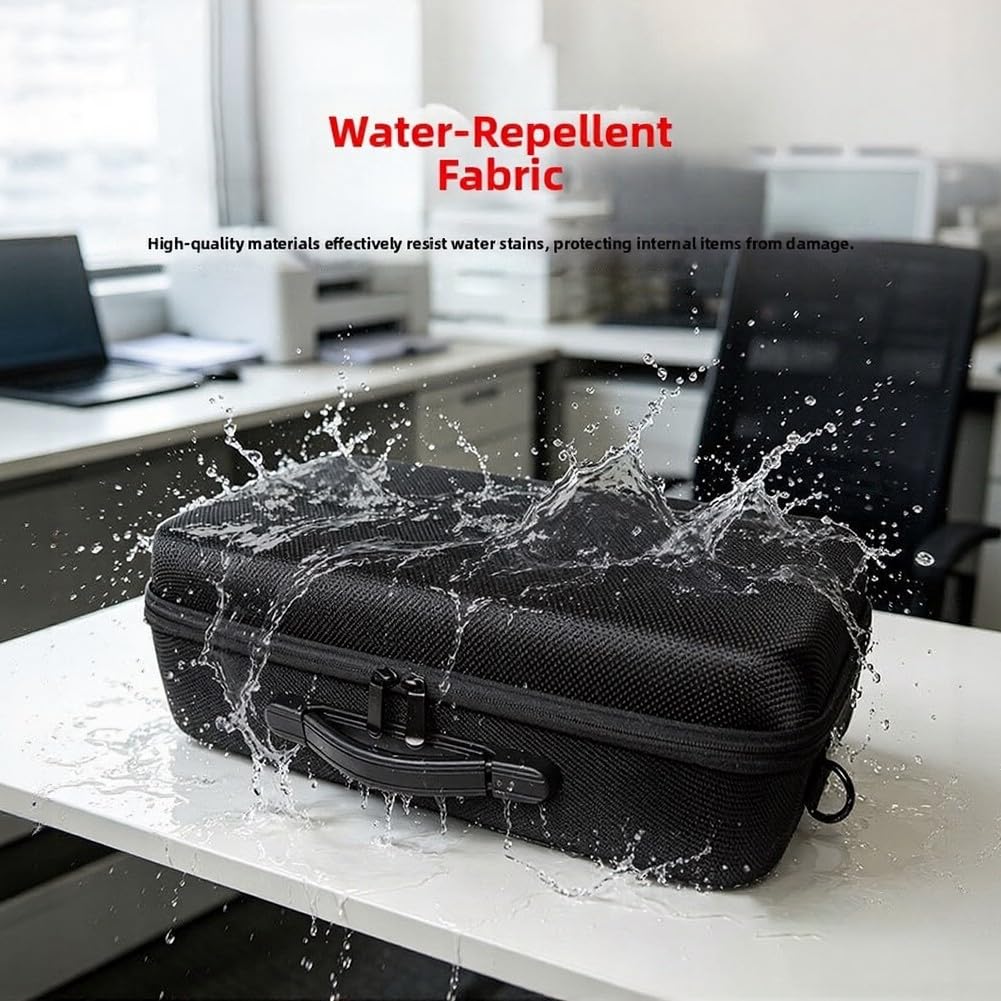 Bolsa de almacenamiento de impresora EVA para HP para Officejet 250 200 258, funda de transporte rígida portátil impermeable con compartimentos divididos con correa para el hombro