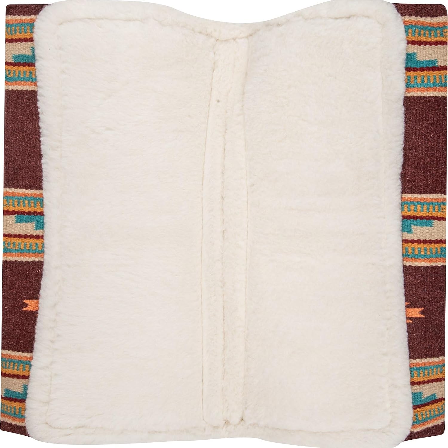 Cashel Performance Blanket Top Felt Pad, Brown-Orange, 32 x 34