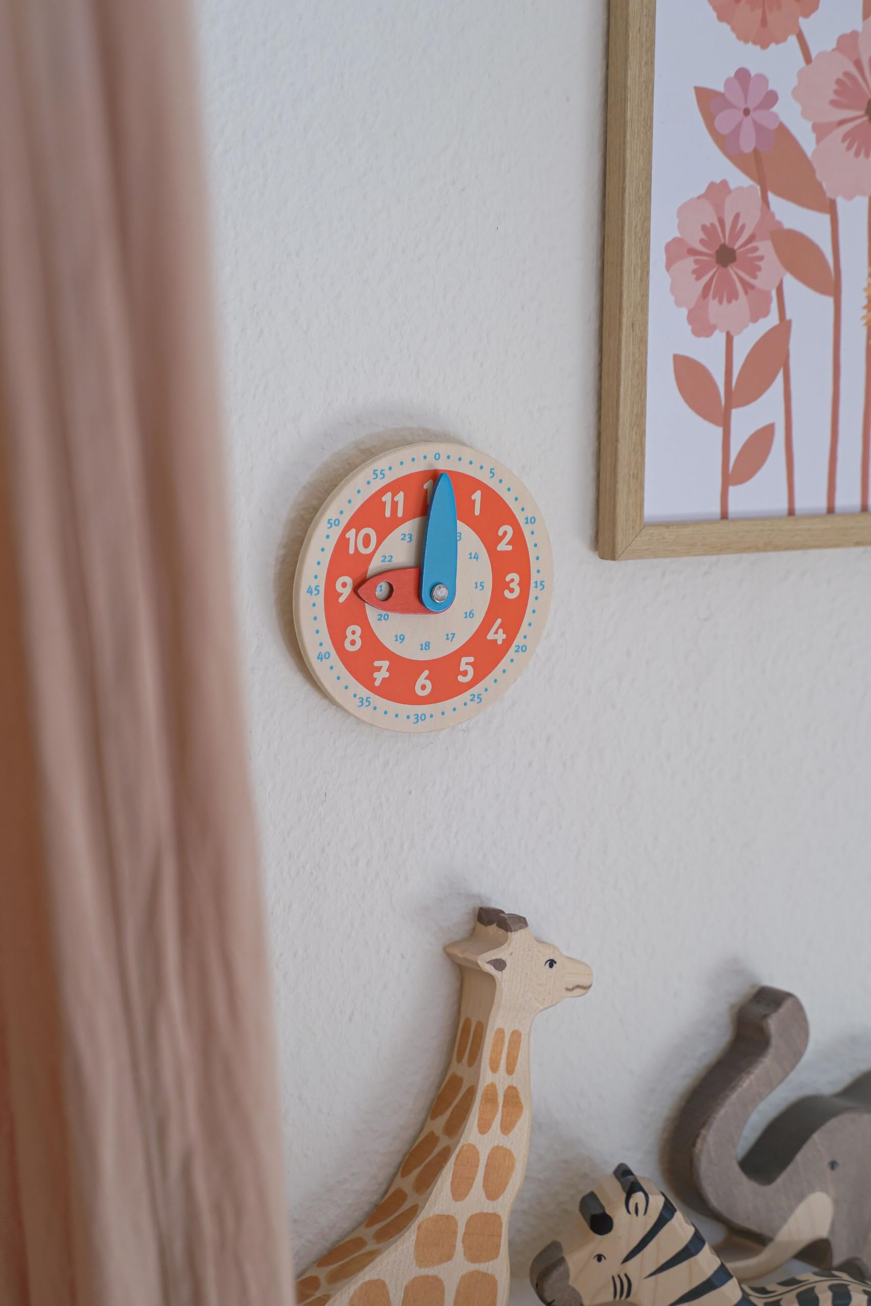 Goki Learn to Tell The Time Zegarek Do Nauki, Wielokolorowy, 10 cm, 58485