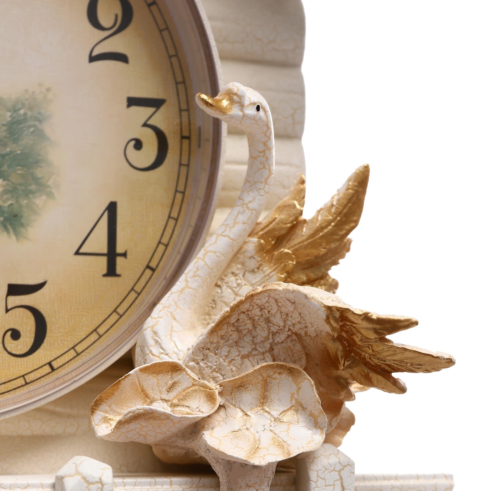 Horloge à coucou moderne - Horloge à coucou - Blanc - Forme de maison - Horloge murale à piles - Avec commande du volume - Mode nuit - Mouvement silencieux pour salon chambre bureau 32,5 x 11 x 69 cm