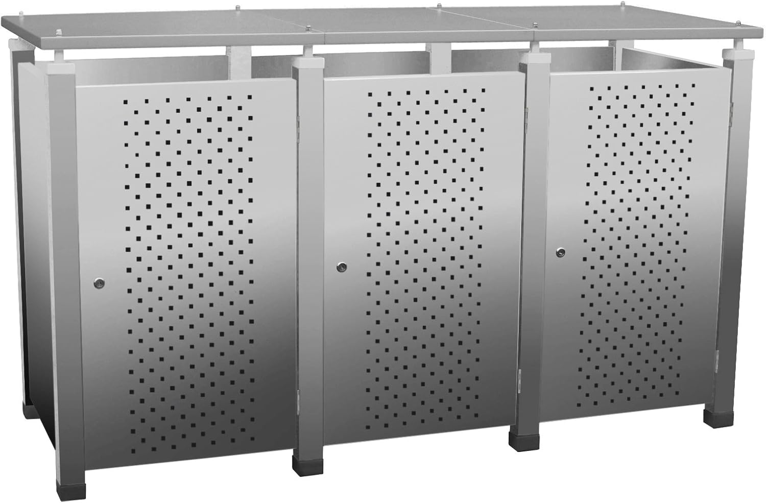 Wheelie Bin Box Model Pacco E QUAD15 for Four 240 Litres Bins Amazon