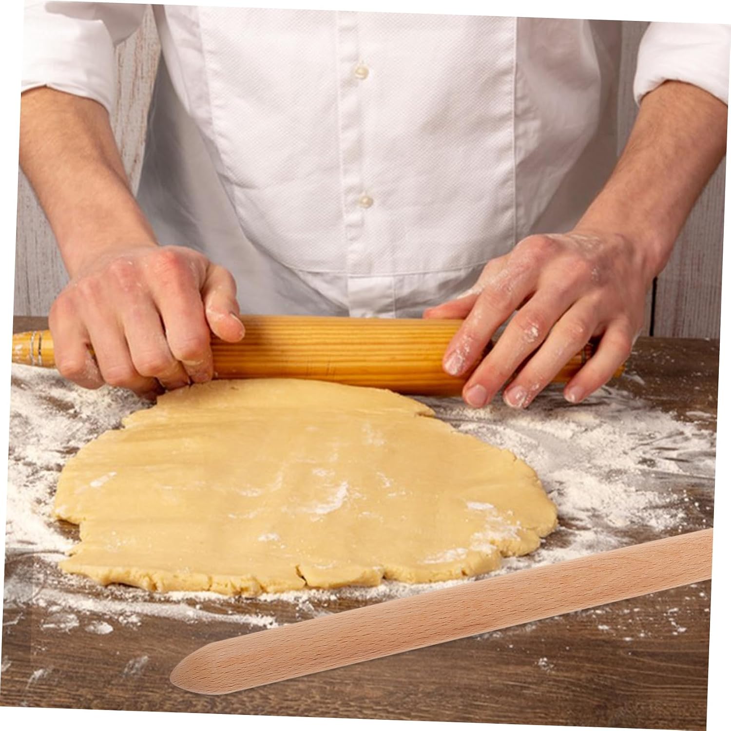 Sourdough Bread Mixing Stir Stick 11 Inch Wooden for Dough