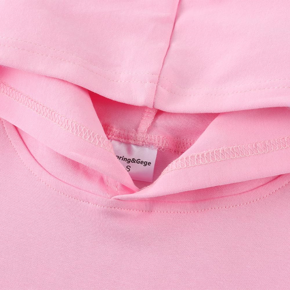 Spring&Gege Boys Lightweight Pullover Hoodies Short Sleeve Hooded Sweatshirt (5-14 Years) - Image 4