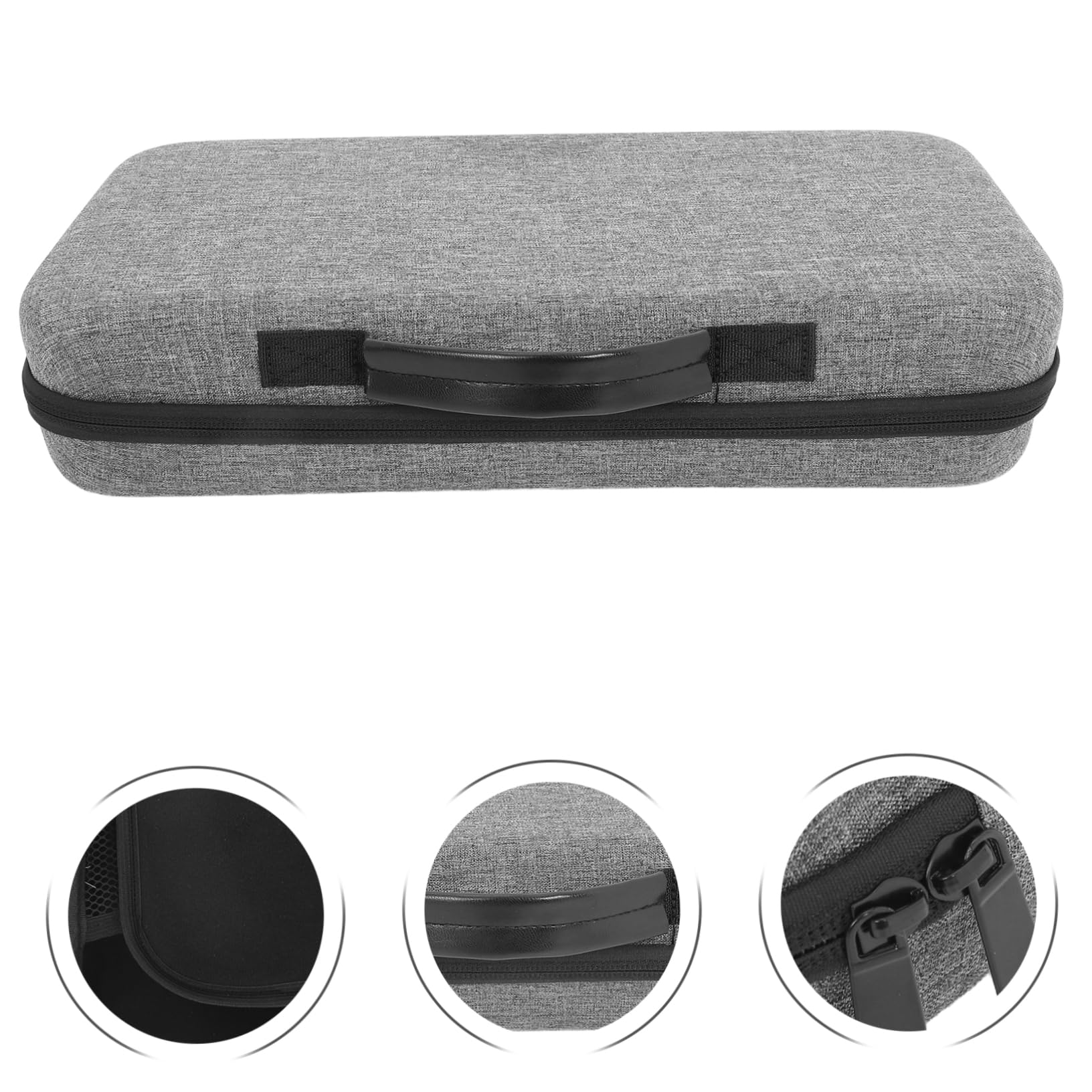 Bolsa de Transporte para Teclado Mecánico Eva Portátil con Asa | Interior Suave Resistente a Golpes, para Hogar y Viaje de Negocios, Ligera para Profesionales y Jugadores