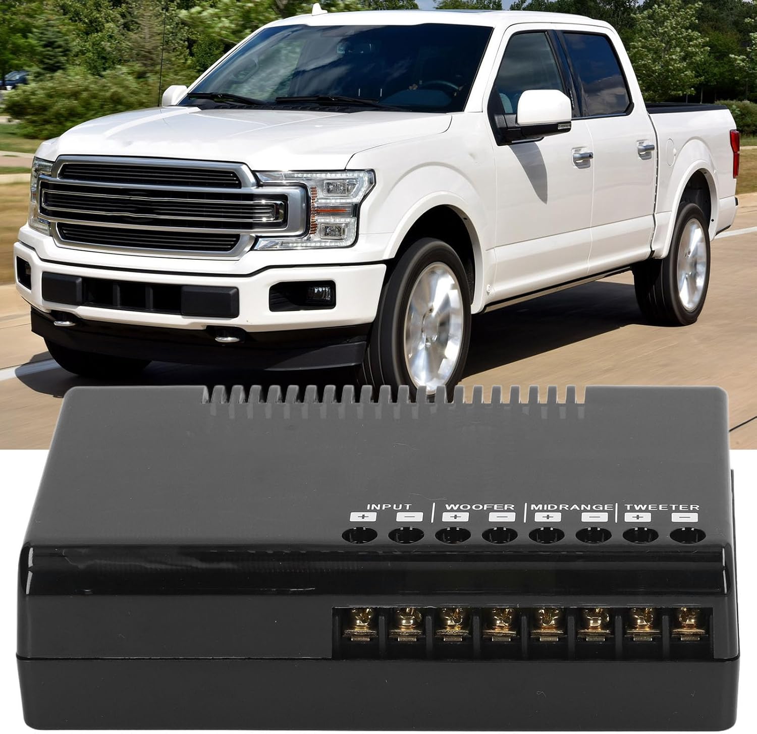 Brilluxa Speaker Crossover, Audio Frequency Divider, Sound Noise Reduction Circuit, 3-Way Car Speaker Filter Tool