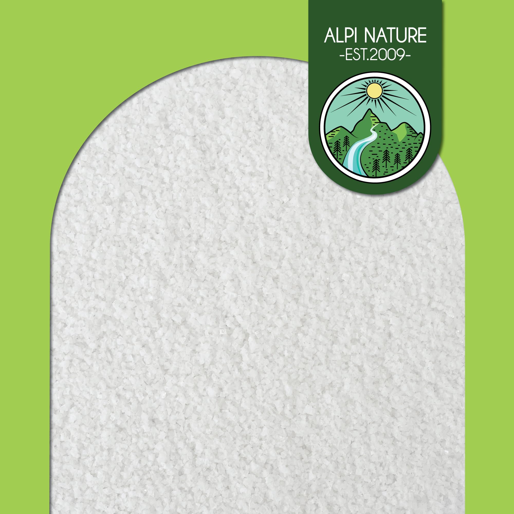 Alpi Nature Płatki Soli Morskiej Sunflakes 100g, Ręcznie Zbierane Płatki Soli Fleur de Sel 0.5-3 mm