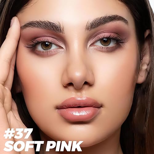 Miniatura 2 de FOCALLURE Sombra de ojos en barra en crema brillante y mate, brillo de ojos suave y brillante, bolígrafo resaltador de ojos de alto pigmento para