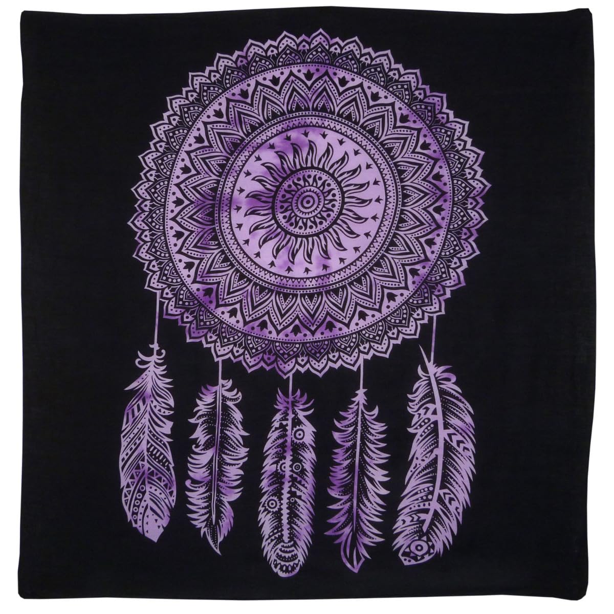 Pickled Moon Tie Dye Mandala Sun Dreamcatcher Wall Art Purple