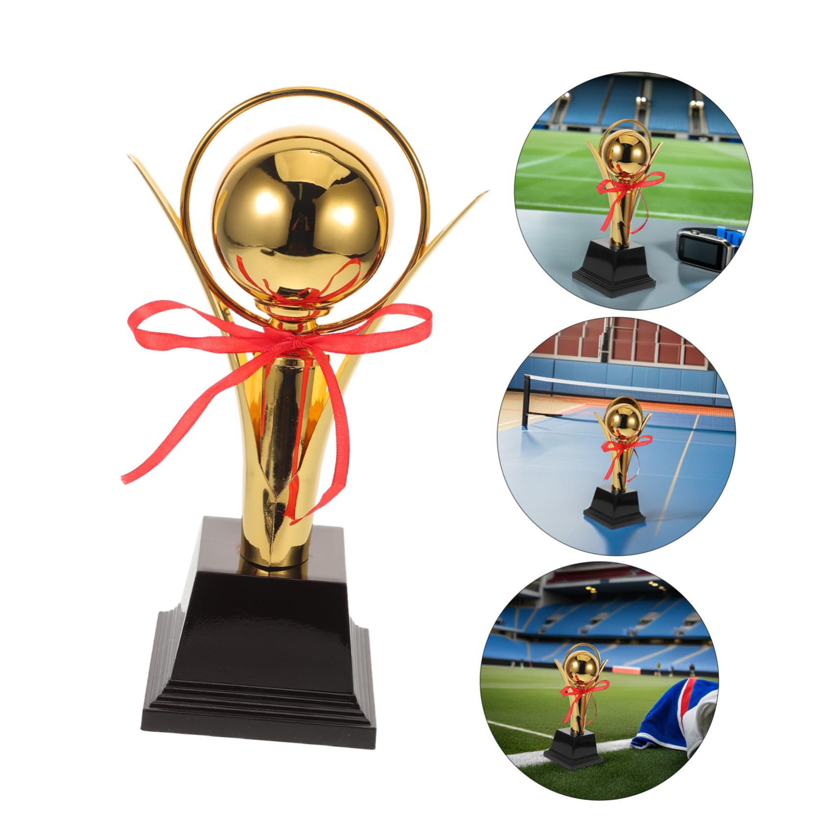 ifundom Premio Sportivo Calcio in Metallo Leggero e Portatile, Premio Oro per Competizioni Giovanili Indoor e Outdoor, Coppa per Torneo Bambini e Ragazzi