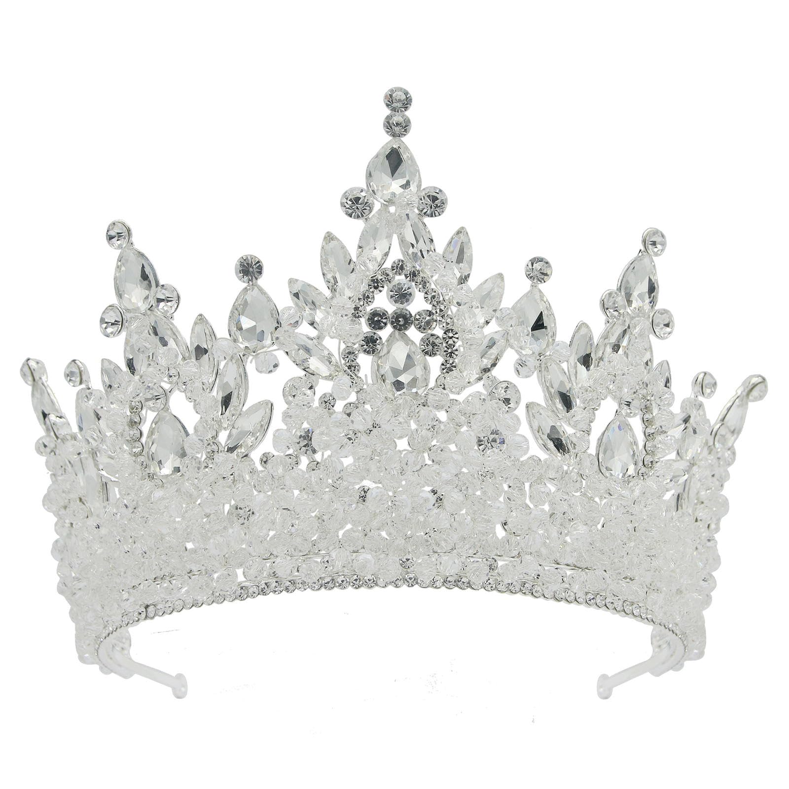Élégante coiffe de mariée rouge surdimensionnée - Accessoire de cheveux pour femme - Couronne de princesse - Pour anniversaire, mariage, bal de fin d'année, fête d'Halloween, cadeau de Noël