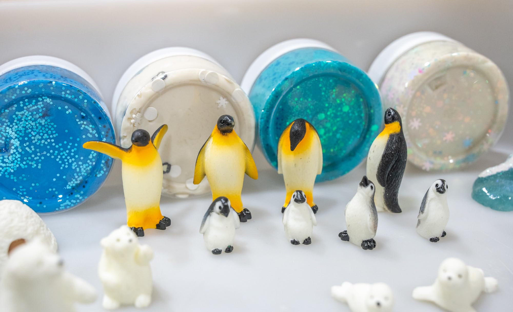 Kit de pâte à modeler d'hiver – Animaux arctiques et