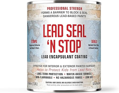 Dumond Lead Seal 'n Stop - Revestimiento encapsulante de plomo, detiene y encapsula pinturas a base de plomo para interiores y exteriores,
