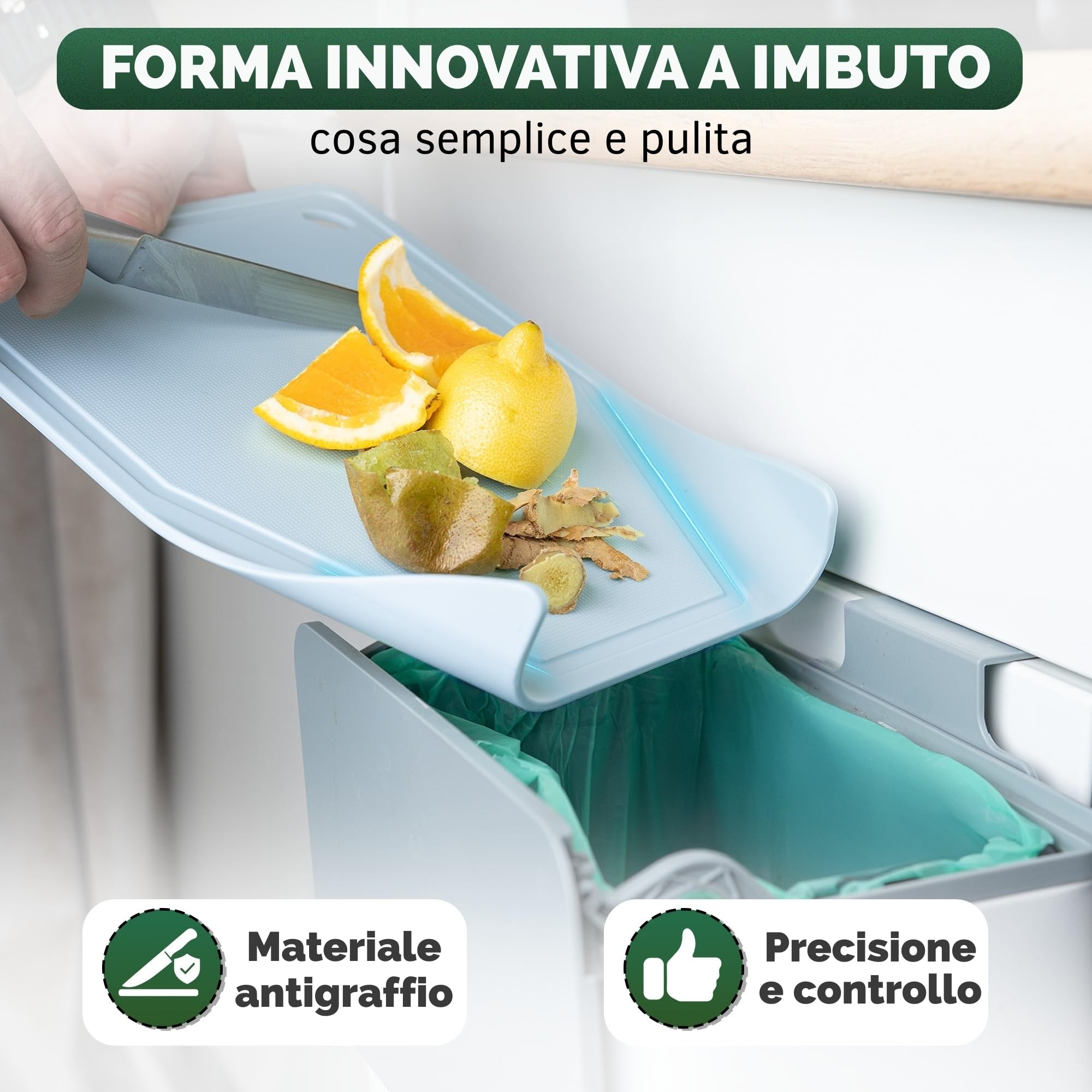 Set 4 Taglieri Plastica Colorati 27x16cm Lavastoviglie | Senza BPA - Alpina – Shop