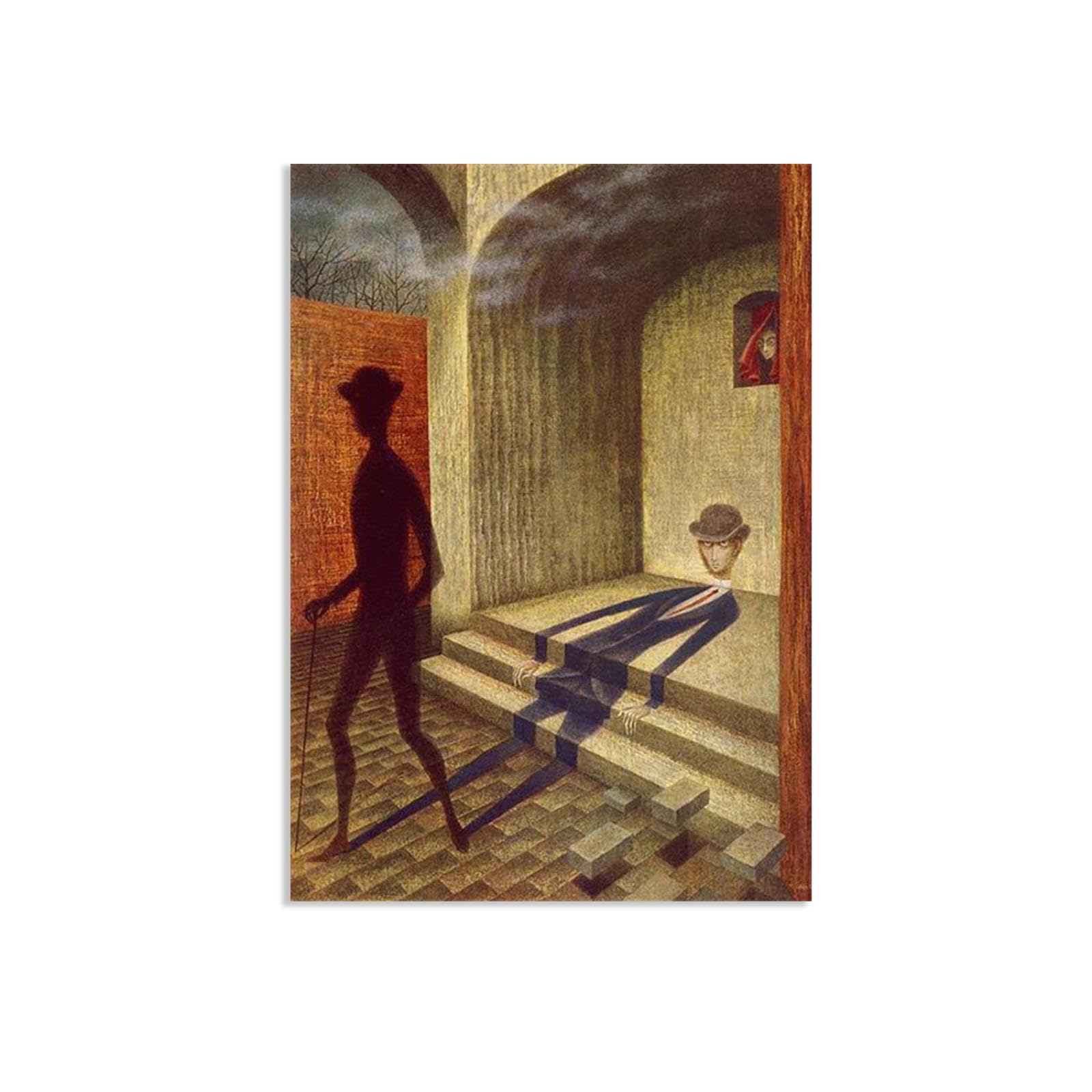 MYCGGDGH Remedios Varo Canvas Wall Art Reproductions of Famous Paintings Phenomenon Surrealism Famous Art Poster Wall Decor for Living Room Bedroom Home Decor 70x50cm(28x20in) poster