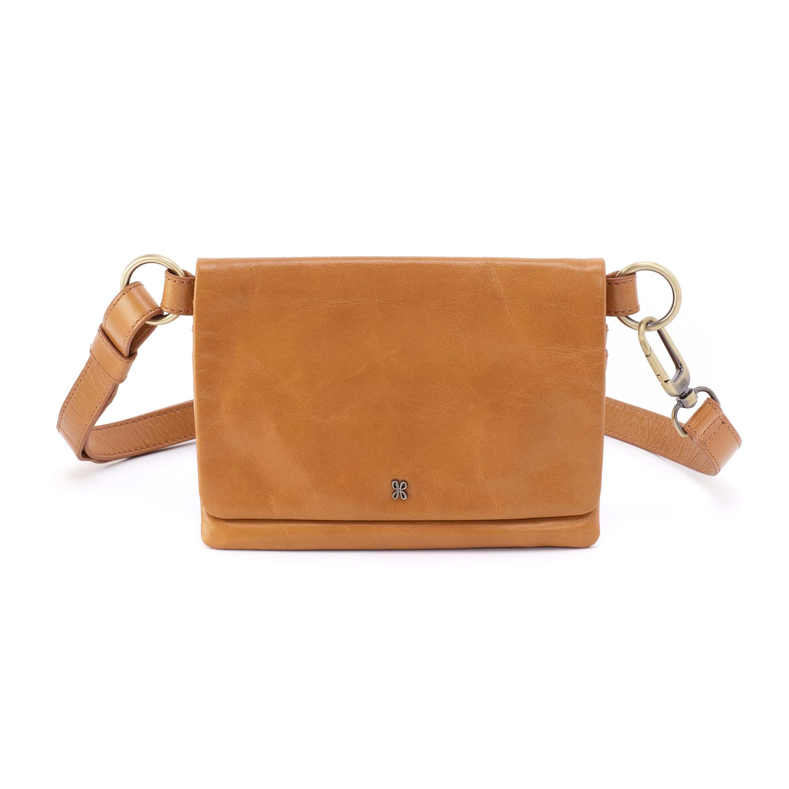 HOBO Winn Leather Belt Bag for Women, Convertible Crossbody and Shoulder Bag