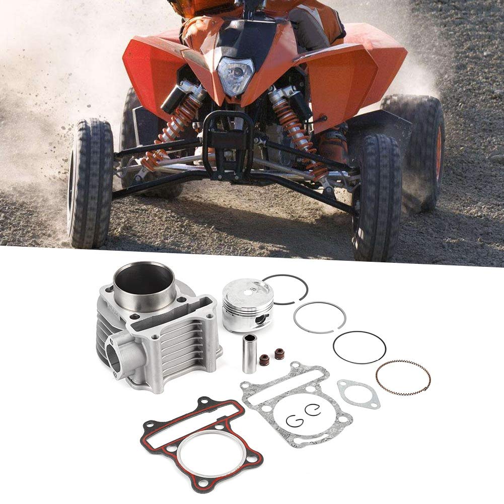 KIMISS Zestaw cylindra 57,4mm dla ATV QUAD GY6 150 157QMJ 1P57QMJ – chłodzenie powietrzem, 4-suwowy, kompletny zestaw