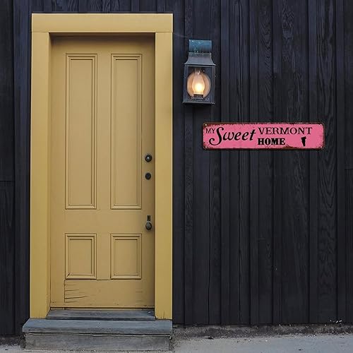 Miniatura 7 de Letrero de metal con texto en inglés My Sweet Home Montana, My Sweet Home Montana, señales de carretera, vintage, retro, novedoso, letrero de metal