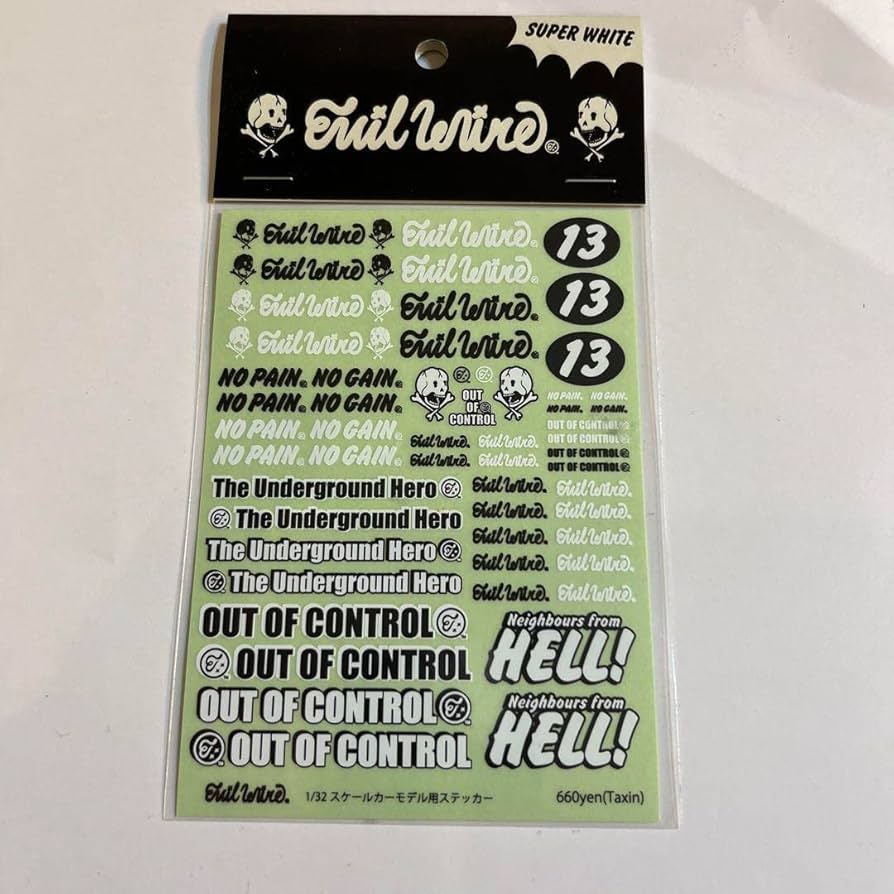 ①イービルワイヤー　EVILWIRE ステッカー　ミニ四駆 Amazon.co.jp: evilwire EVILWIRE ステッカー ミニ四駆 イービル