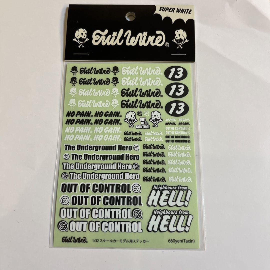 Amazon.co.jp: evilwire EVILWIRE ステッカー ミニ四駆 イービル