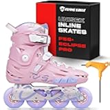 Flying Eagle FS5+ Eclipse Pro Adult Inline Skates - Slalom Skate, Freeskates, Outdoor Urban Inline Roller Skates Women & Men, Outdoor Skate Roller Adult