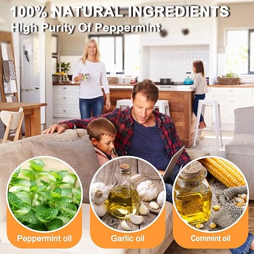 Miniatura 7 de Wofimeha Repelente de ardillas para exteriores repelente de roedores repelente de ardillas para ático y automóviles repelente de ardillas natural