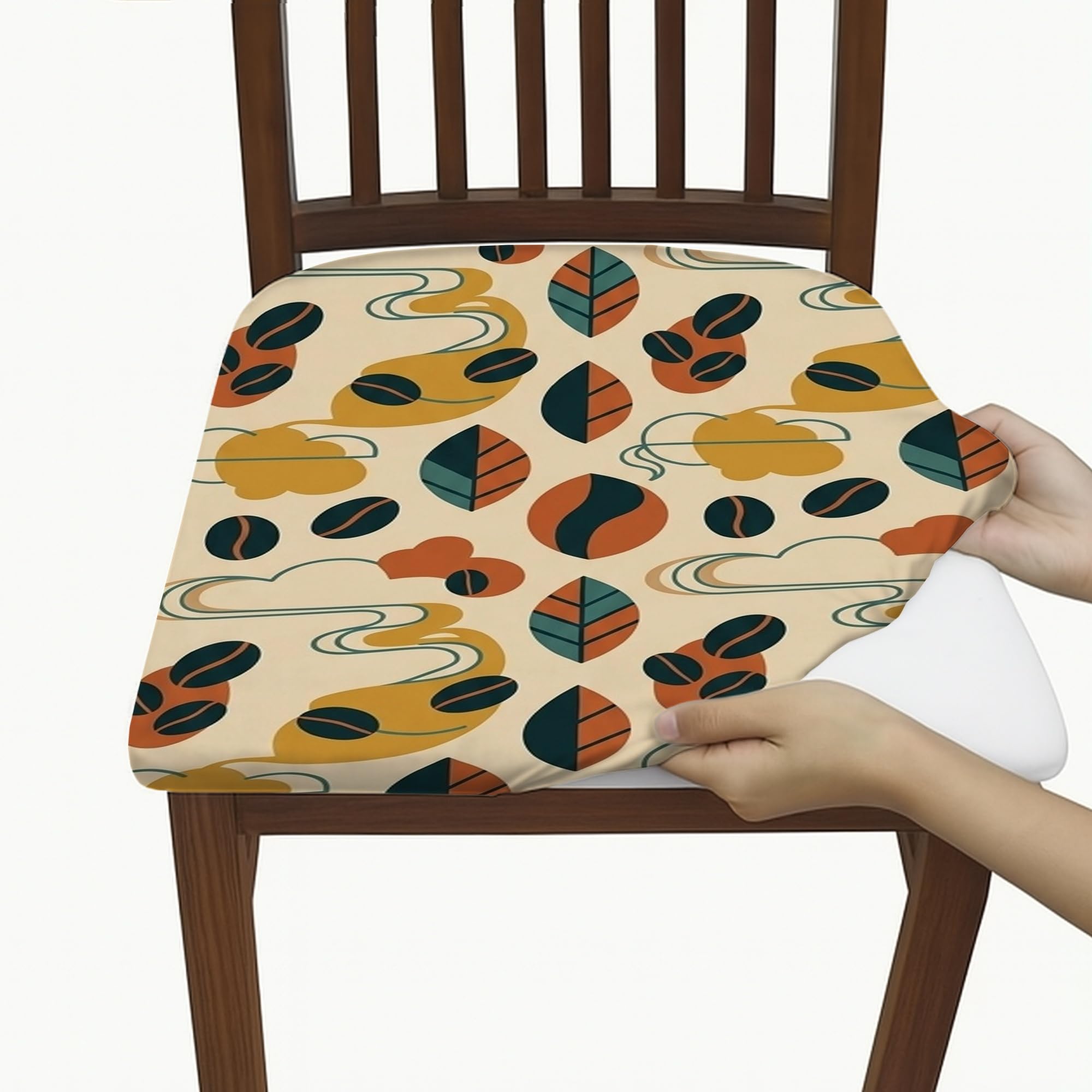 Housse de chaise extensible en élasthanne moderne et lavable pour fête
