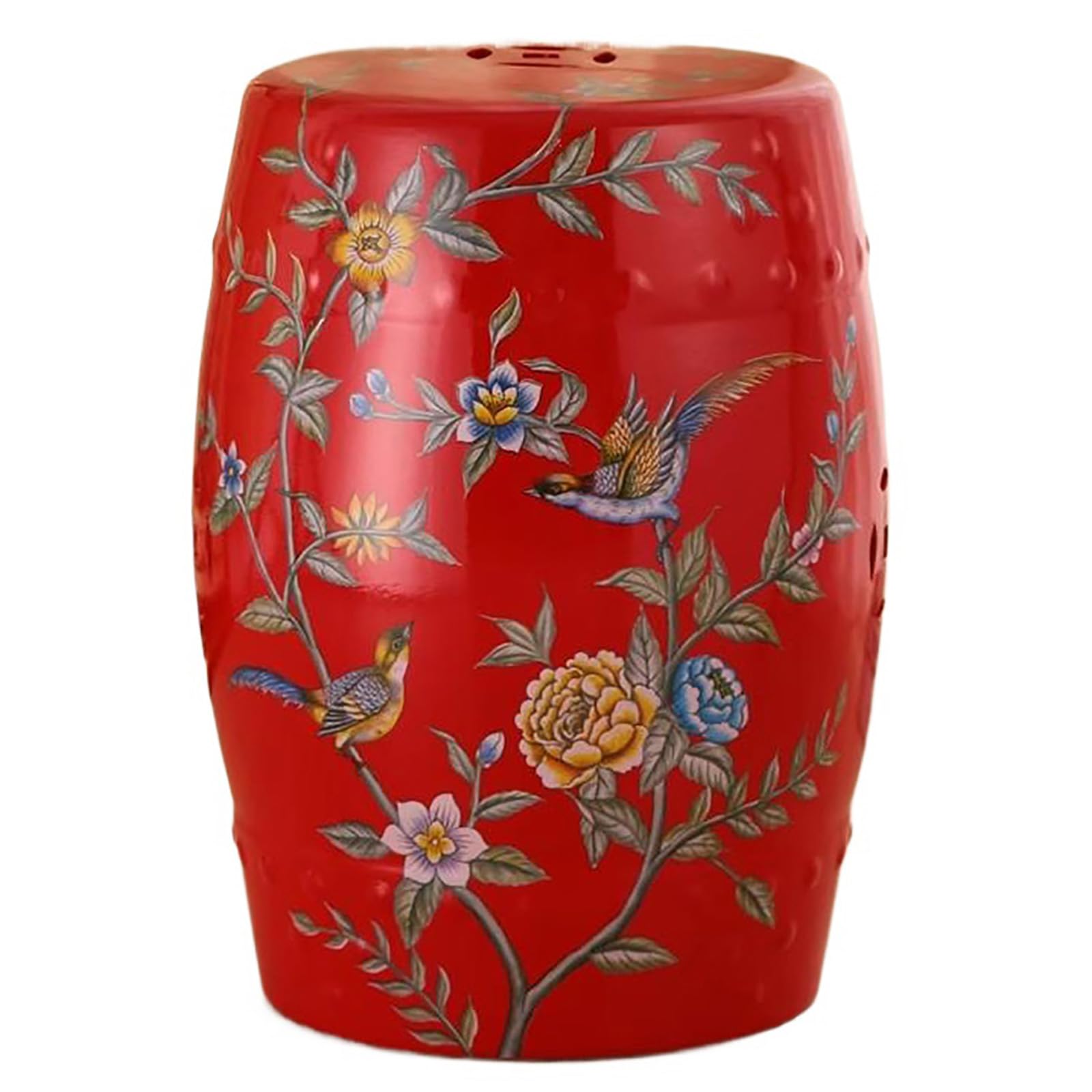 Garden Table Outdoor SUZEPER Decorative Floral Ceramic ,Glazed