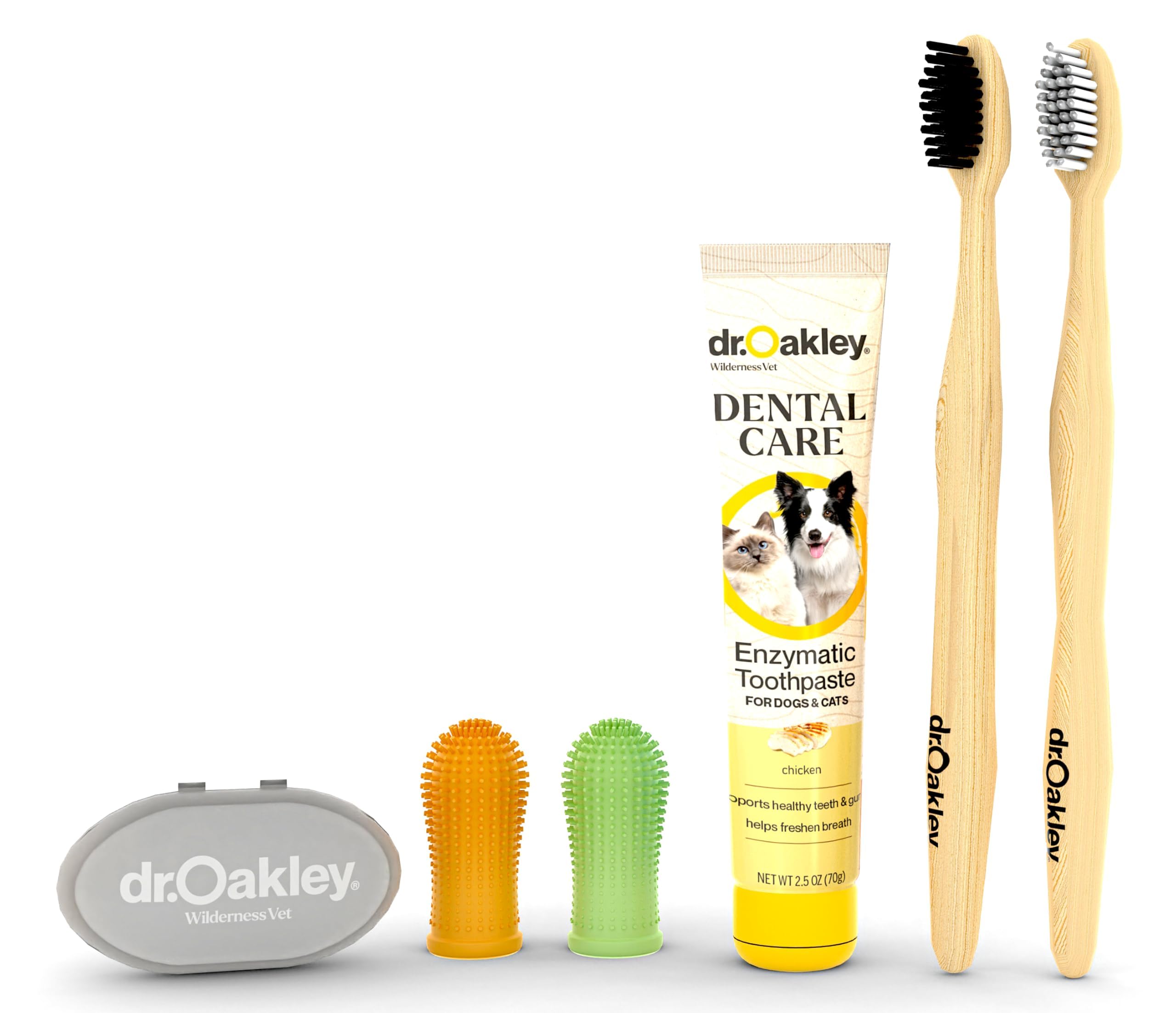 Amazon.com : Dr. Oakley Dental Toothbrush Kit for Dogs & Cats