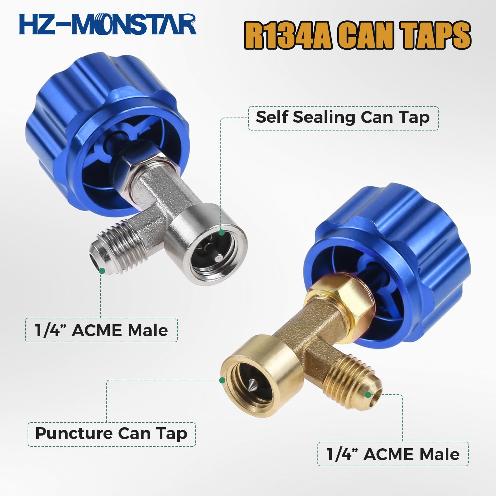 Amazon.com: HZ-MONSTAR R134a Can Tap, Self Sealing R134a