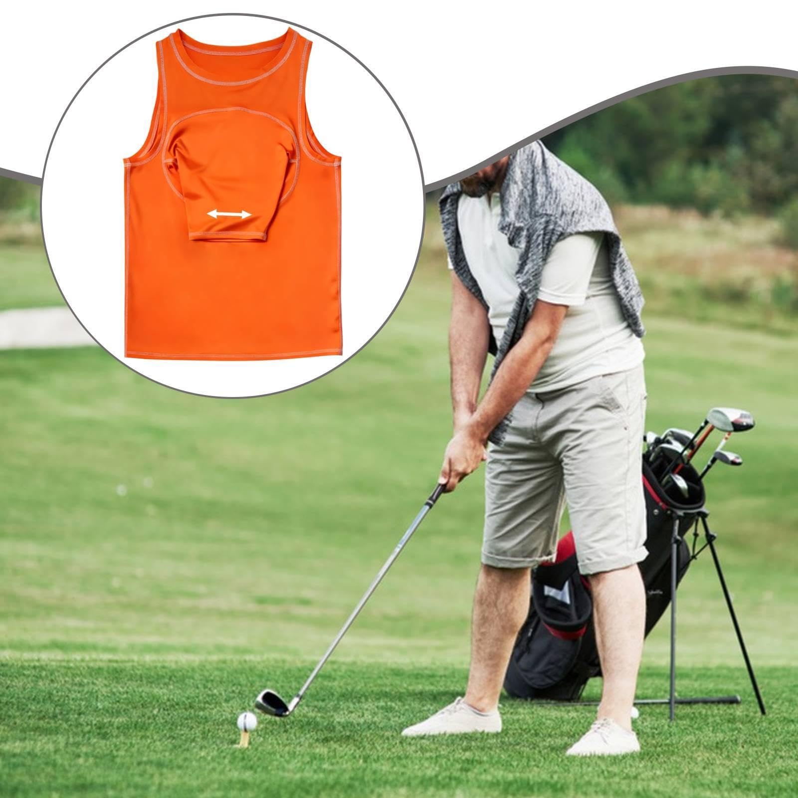 Gilet da Allenamento per Lo Swing da Golf Realizzato in Poliestere Leggero E Traspirante. Supporta La Postura. Adatto a Uomini, Donne E Principianti.