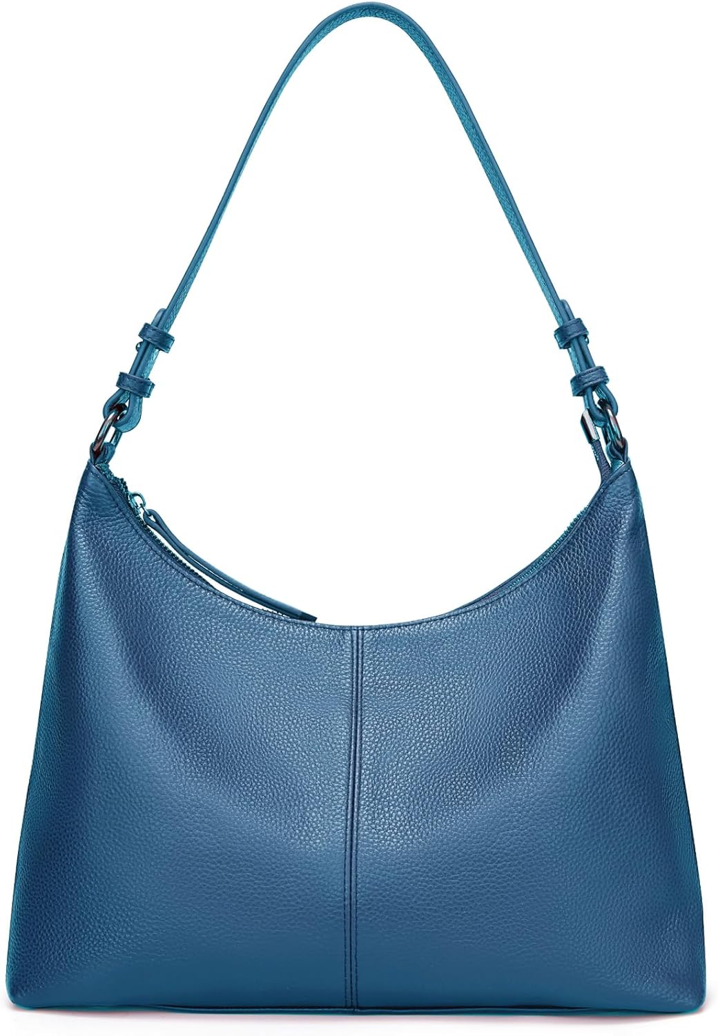 Genuine Leather Purses for Women Shoulder Bag Casual Work Hobo Crossbody Handbag with Two Adjustable Straps