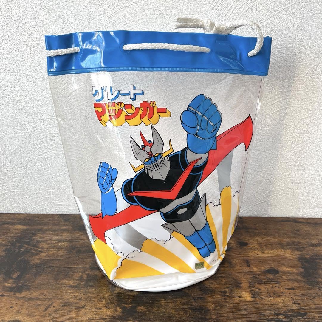 昭和レトロ　ミラーマン　プールバッグ　サマーバッグ　当時物　激レア 昭和レトロ ミラーマン プールバッグ サマーバッグ 当時物 激