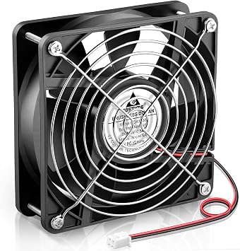 GDSTIME 120mm x 38mm 12V 2Pin Dual Ball Bearing Brushless DC Cooling Fans