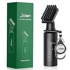 Pro Golf Club Brush Cleaner with Retainer Clip and Squeeze Water Bottle 7.5 Inches Holds 4 Ounces of Water, Essentials Golf Accessories for Men, Best Golf Gifts for Men