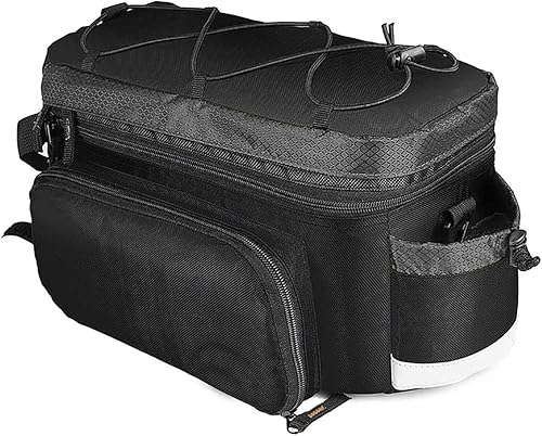 ywduoying Bolsa de alforja para bicicleta, impermeable, para asiento trasero, mochila de 10 a 25 L, gran capacidad, multifunción, portátil, paquete