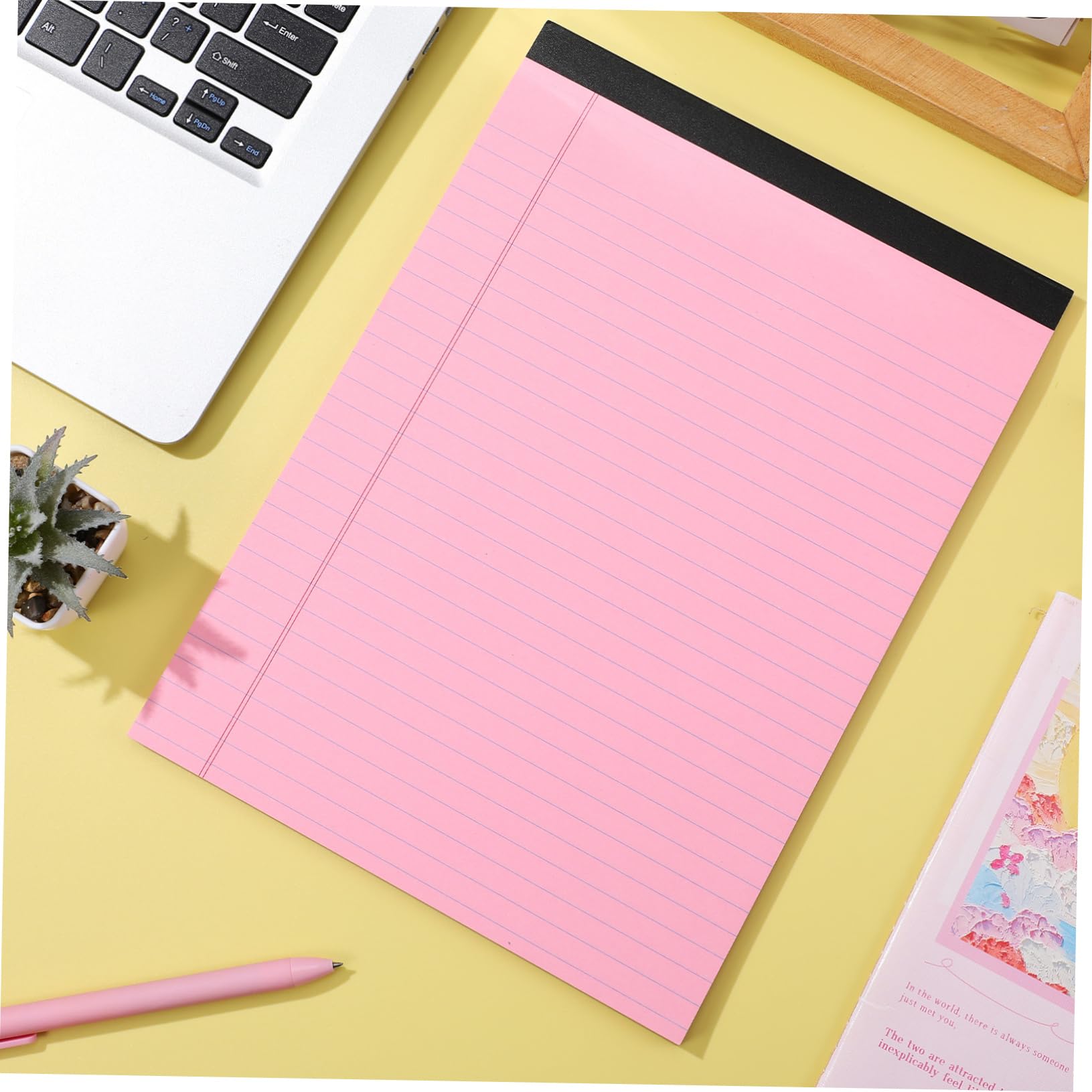 jojofuny 6 Stück Liniertes Notizbuch Taschennotizblock Schreibblock Glattes Papier für Büro und Schule