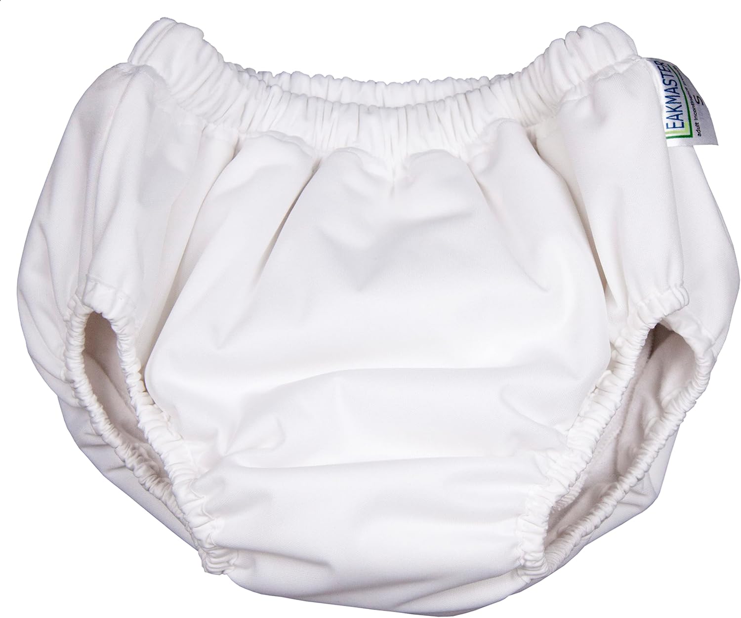 Adult All in One Pull-On Cloth Diaper by LeakMaster - Sewn-On Waterproof Outer Layer. 8 Total Interior Layers of Absorbency. Secure Incontinence Protection. (Large 30-36-Inch Waist)