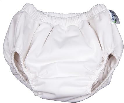Adult All in One Pull-On Cloth Diaper by LeakMaster - Sewn-On Waterproof Outer Layer. 8 Total Interior Layers of Absorbency. Secure Incontinence Protection. (Small 2024-Inch Waist)