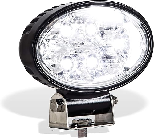 Miniatura 5 de Buyers Products 1492113 - Luz de inundación LED ovalada de 5.5 pulgadas de ancho, barra de luz, luz de punto resistente para camiones, remolques y