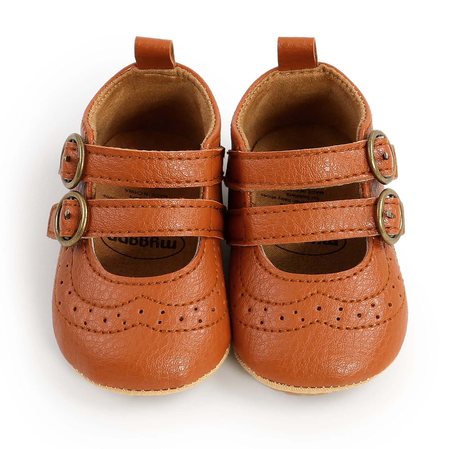 Baby Girls First Walking Shoes Mary Jane PU Leather Anti-Slip Princess Shoes Infant Baby Shoes — view 55