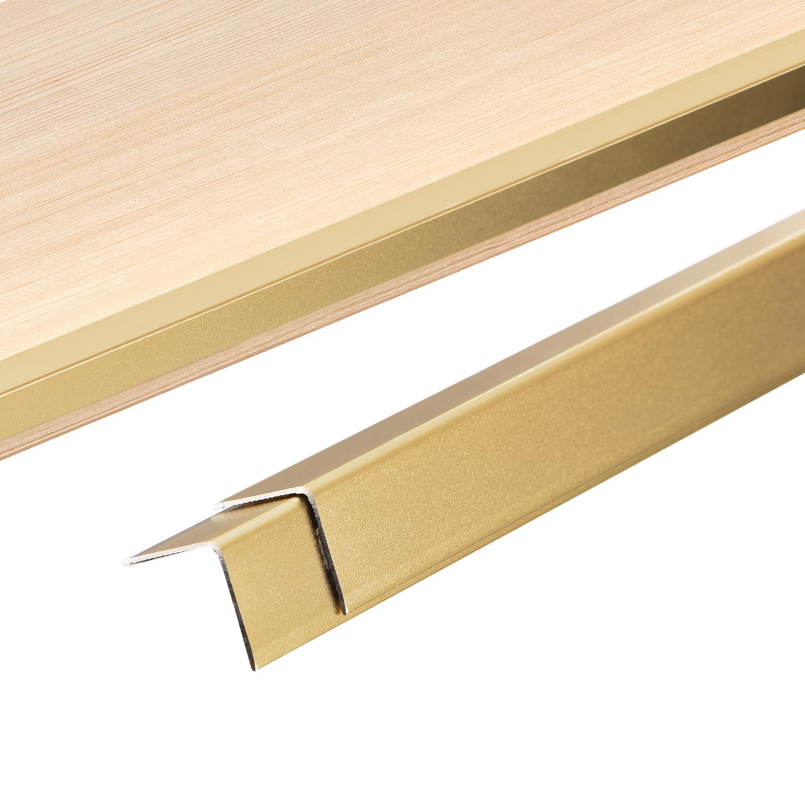 Protection d'angle murale anti-choc alu doré pour stopper les fissures