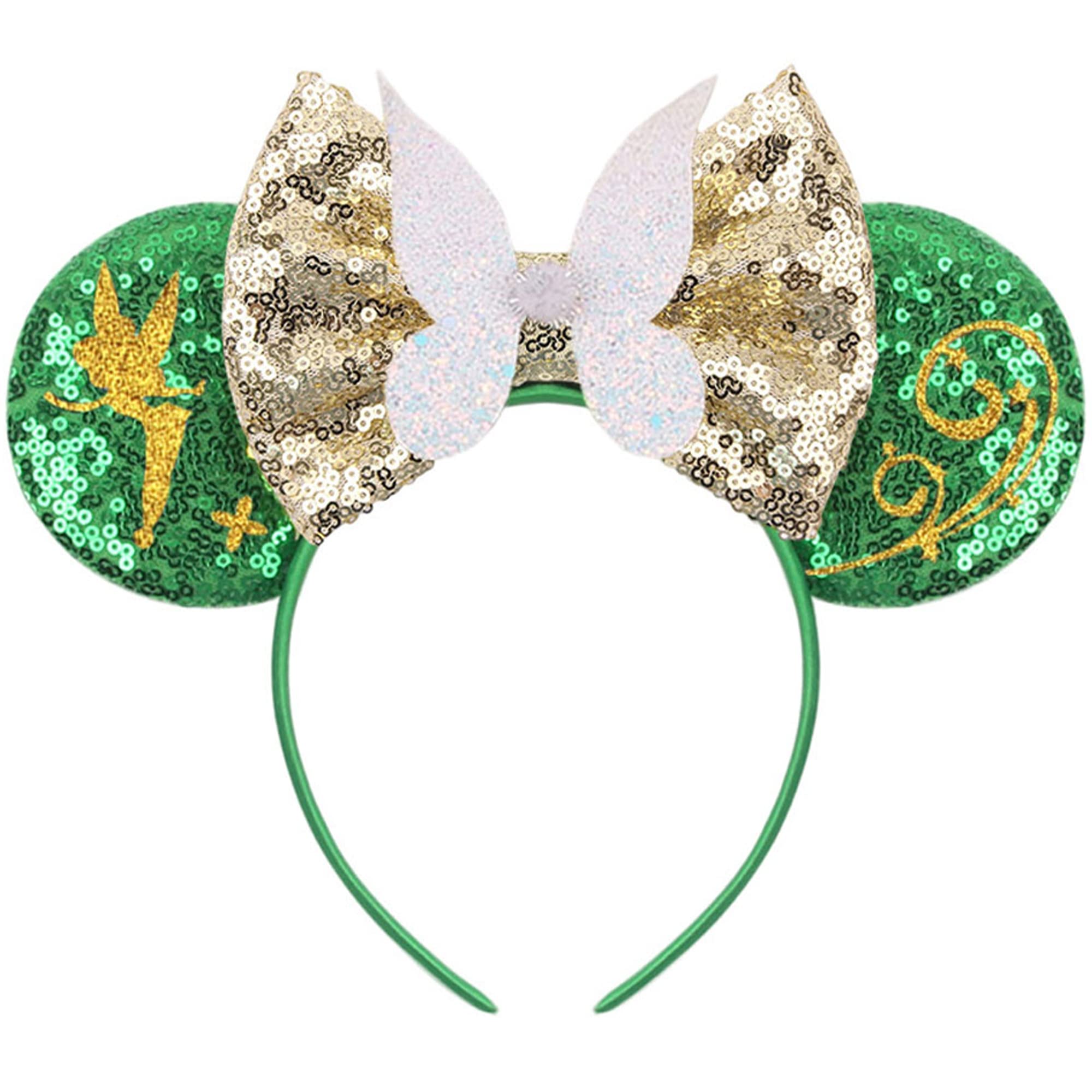 MADO Mouse Ears Headband for Women Girls, Fairies Mouse Ears for Adult Kids Princess Dress Accessories park ears hair accessories for Girls