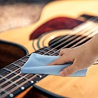 Vista 5 de 4 paños suaves para violín, paño de violín de 11.8 x 11.8 pulgadas, paño de limpieza de violín, paño de limpieza de microfibra, paño de limpieza