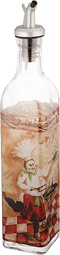 otorgar Howard parisino Chef Aceite y Vinagre vidrio Vinagrera, 16 oz, multicoloreado by otorgar Howard