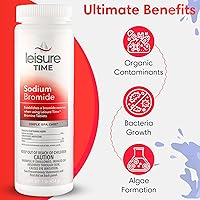 Vista 4 de Leisure Time - Bromuro de sodio para jacuzzis - Desinfectante de spa de 1 libra Inicia la reserva de bromo para sistemas de bromo Inicio simple